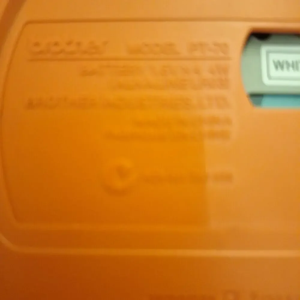 Brother PT-70 P-Touch Blue Electronic Handheld Labeling System Label Maker Tape